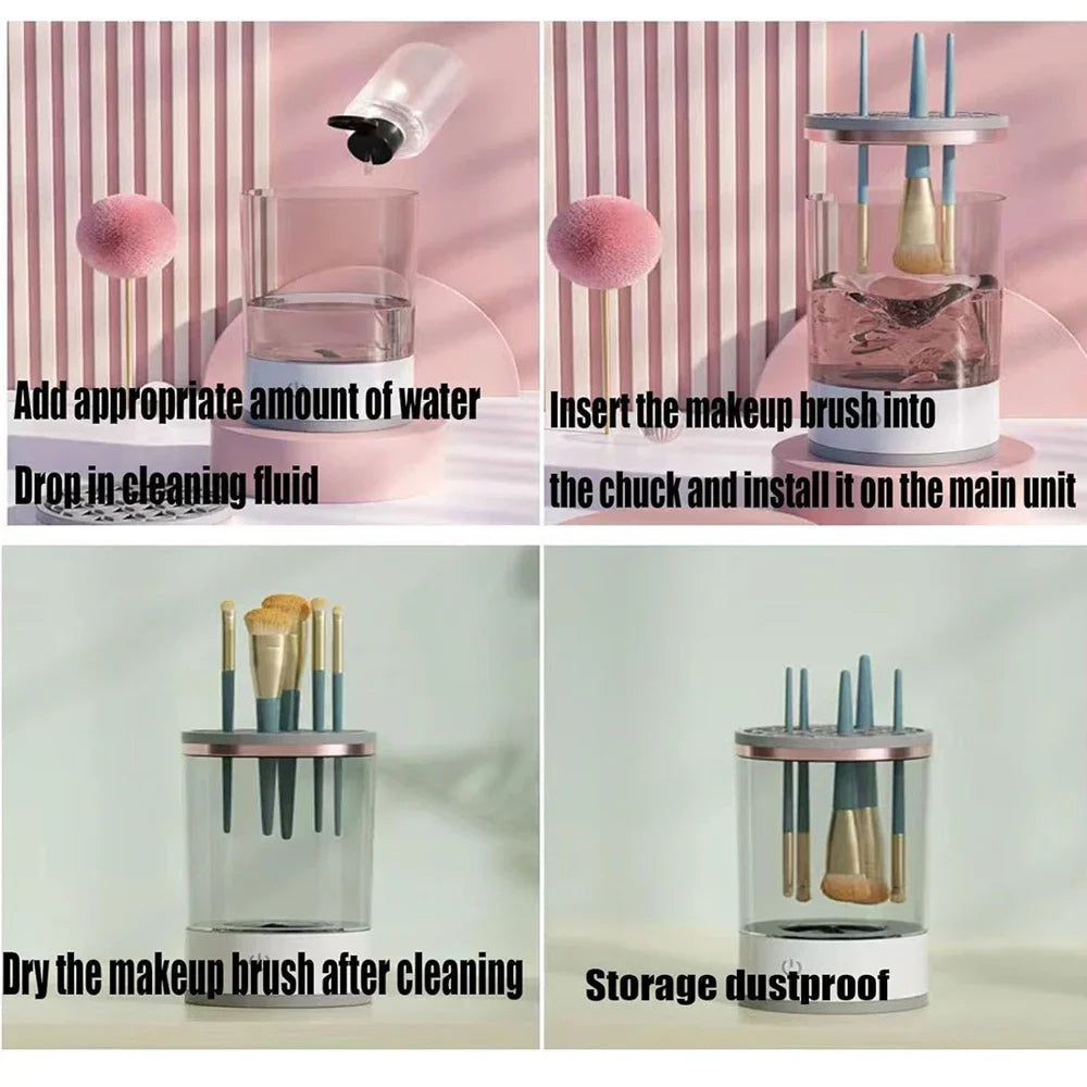 Automatic Electric Makeup Brush Cleaner
